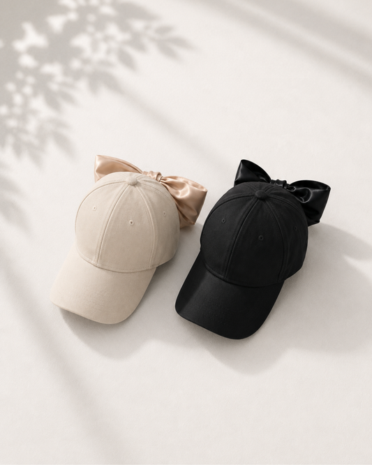Elegant バックリボンキャップ