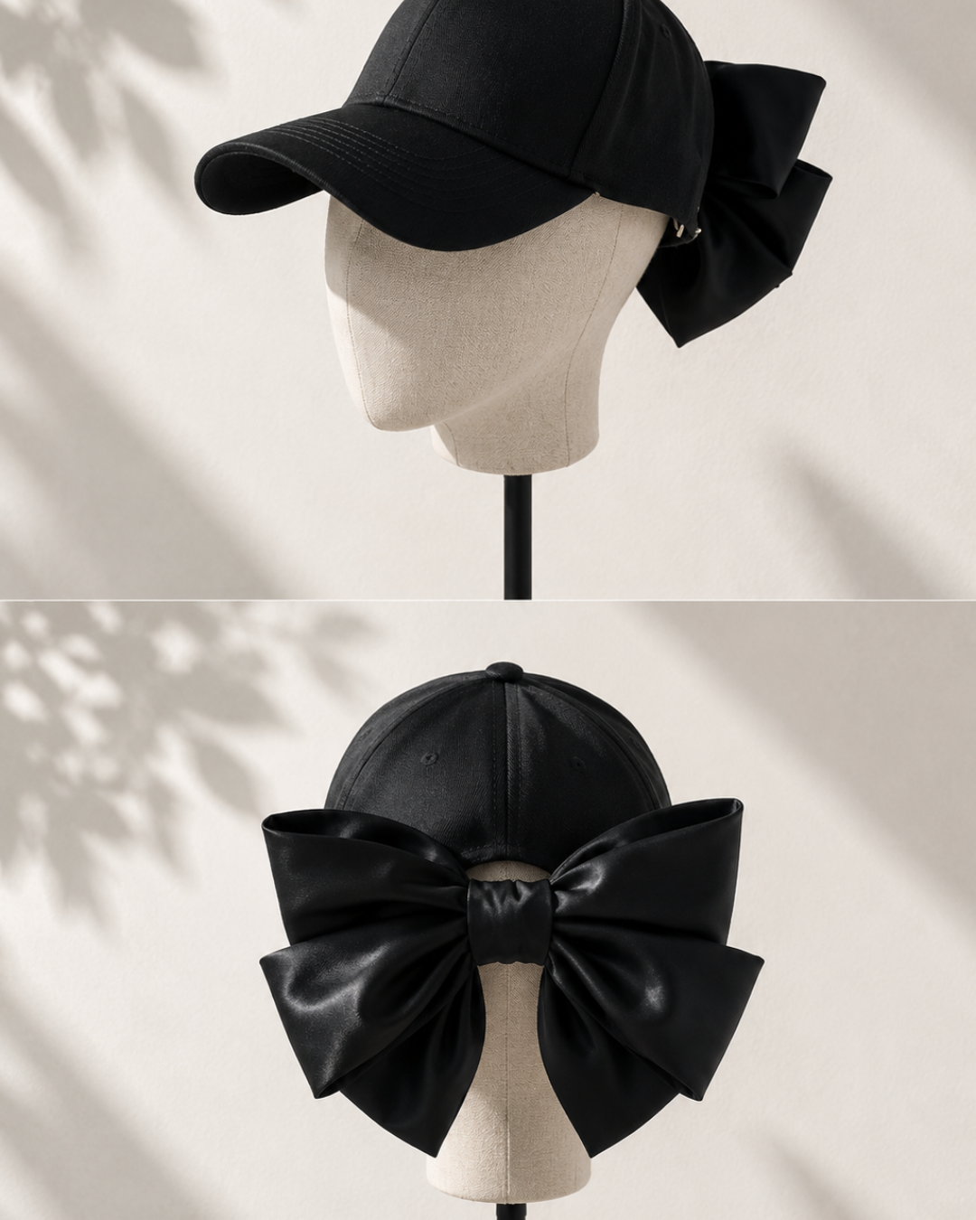 Elegant バックリボンキャップ