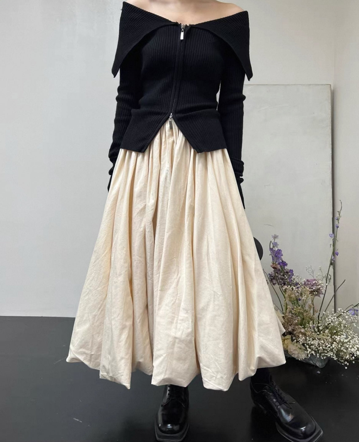 エアリーフレア ロングスカートAiry Flare Long Skirt