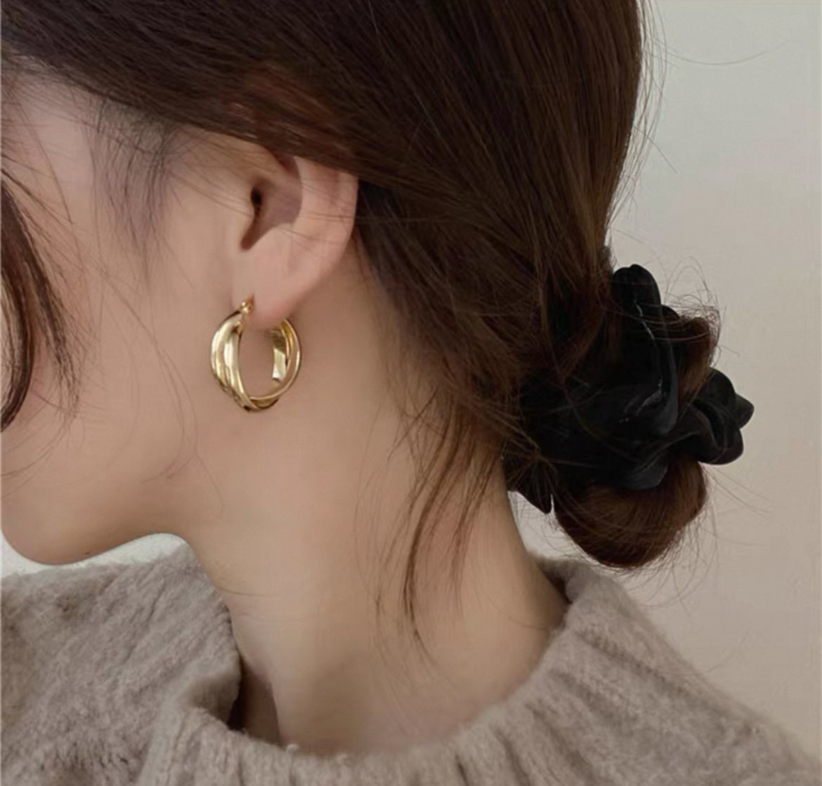 Minimal Luxe Hoop ピアス
