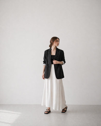 Satin-Like Flare Skirt