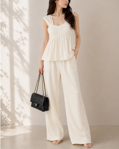 Luxe シャーリングキャミSET