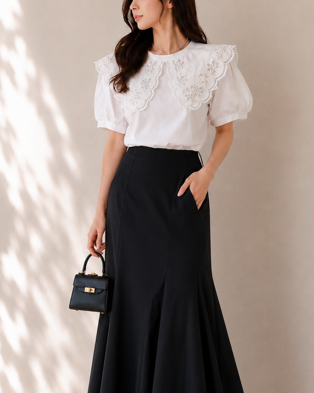 Fleur Lace フラワーレースカラートップス