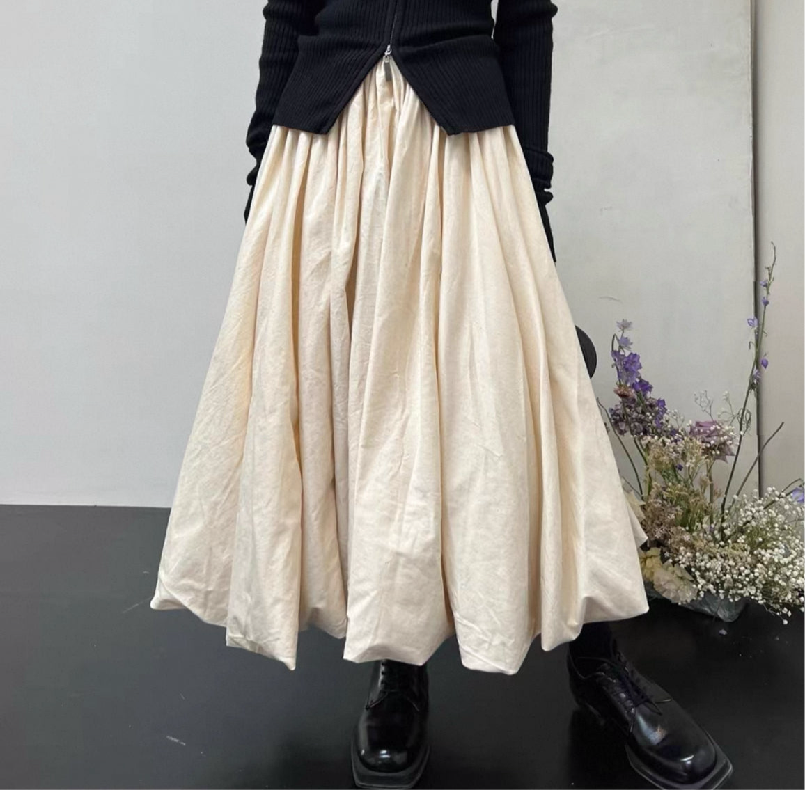 エアリーフレア ロングスカートAiry Flare Long Skirt