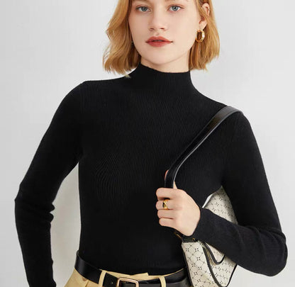 Soft Touch High Neck Knit Top
