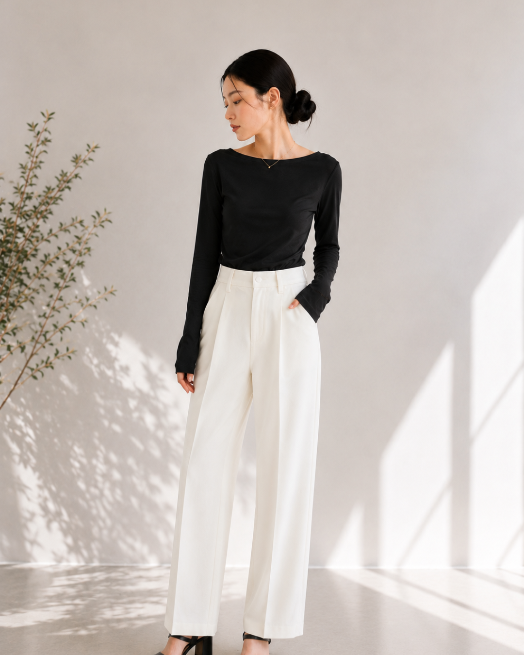 Smooth Fit Boat Neck Top