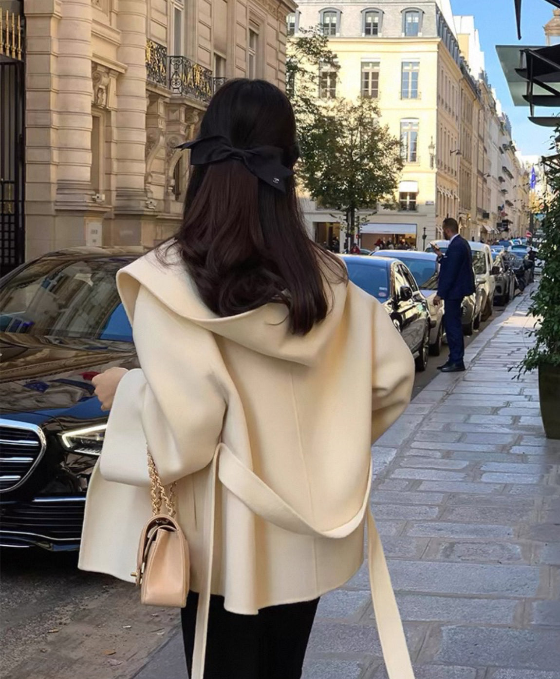 Chic Cozy Hooded Wrap Coat