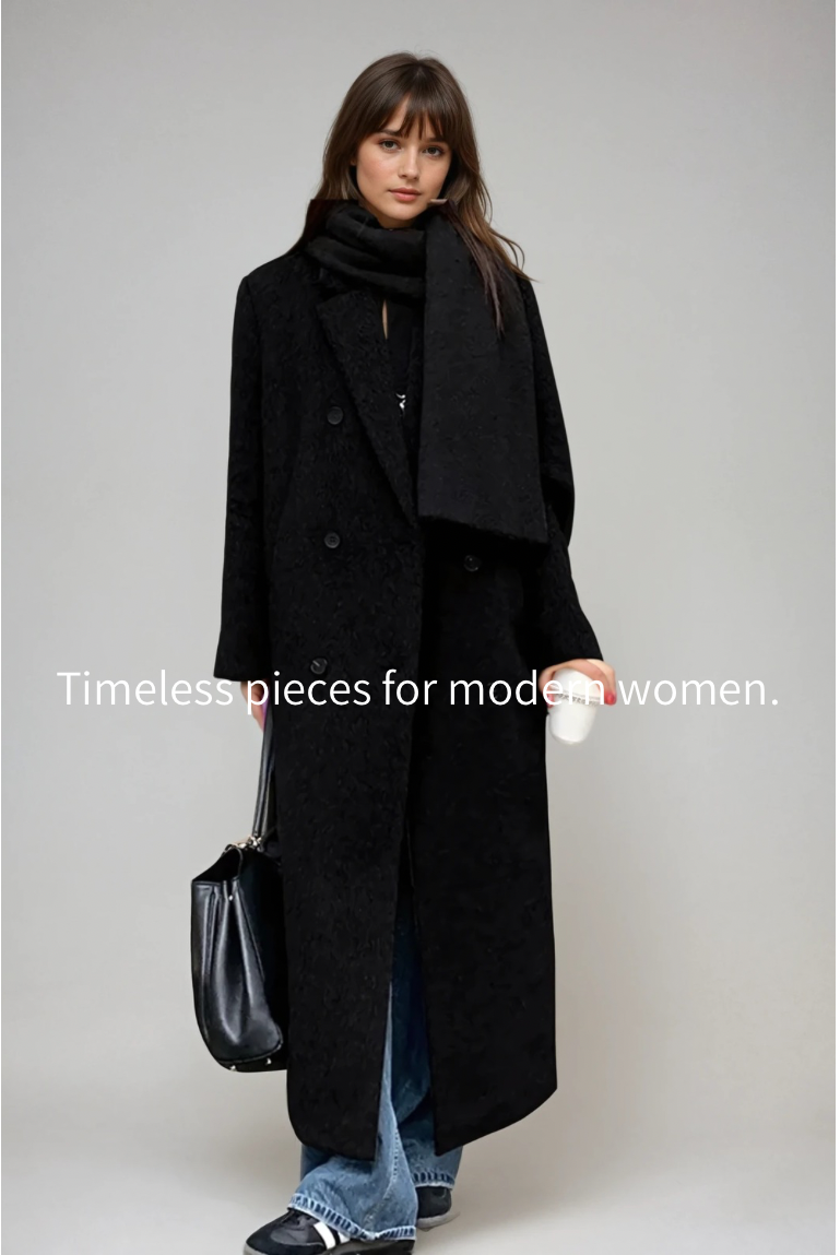 Premium Wool Blend Long Coat