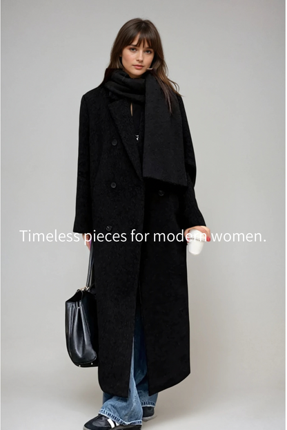 Premium Wool Blend Long Coat