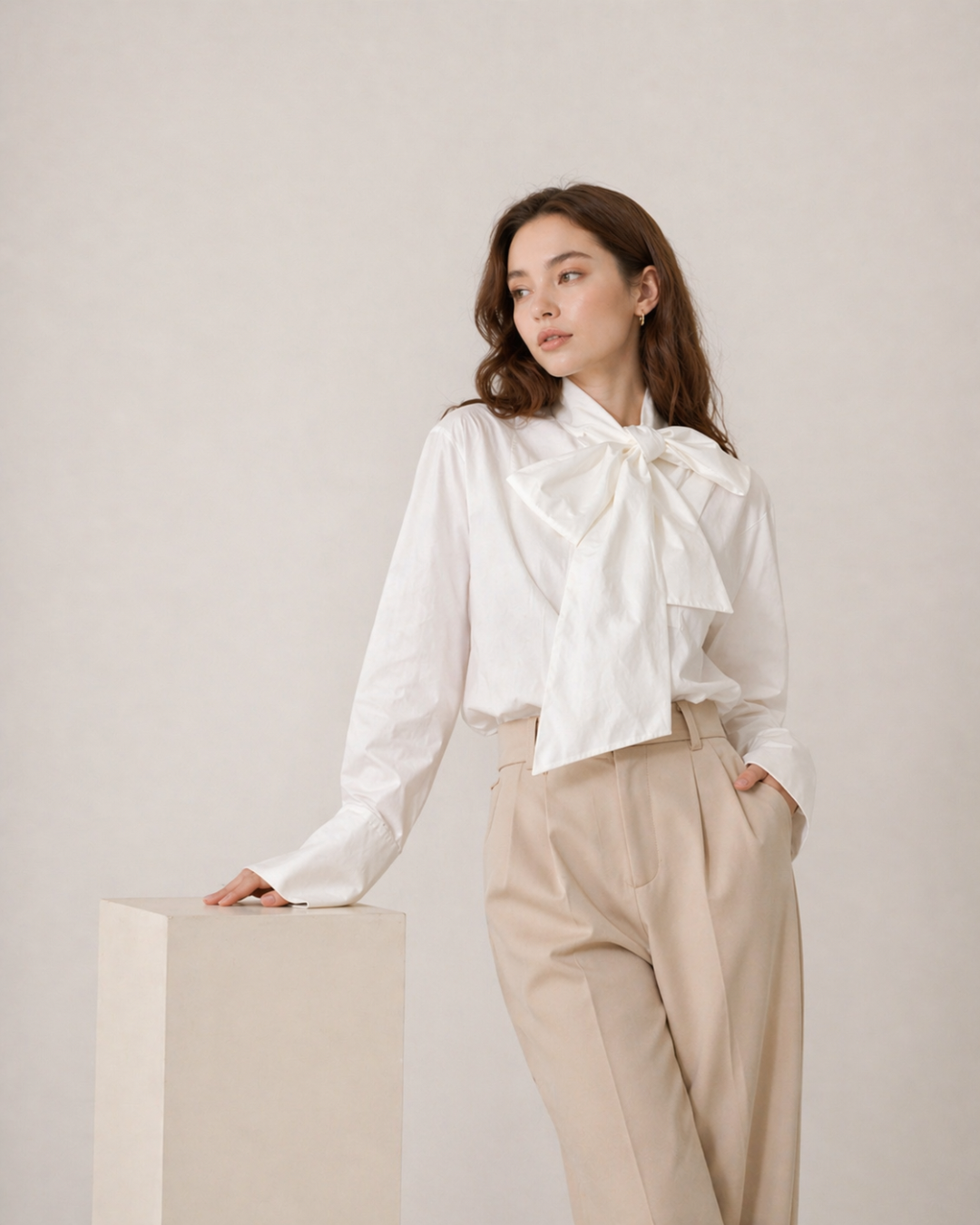 Bow Tie Elegant Blouse