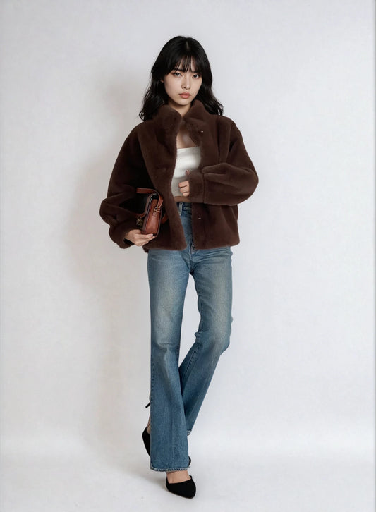 Soft Luxe Faux Fur Short Coat