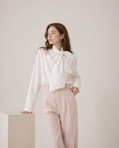Bow Tie Elegant Blouse