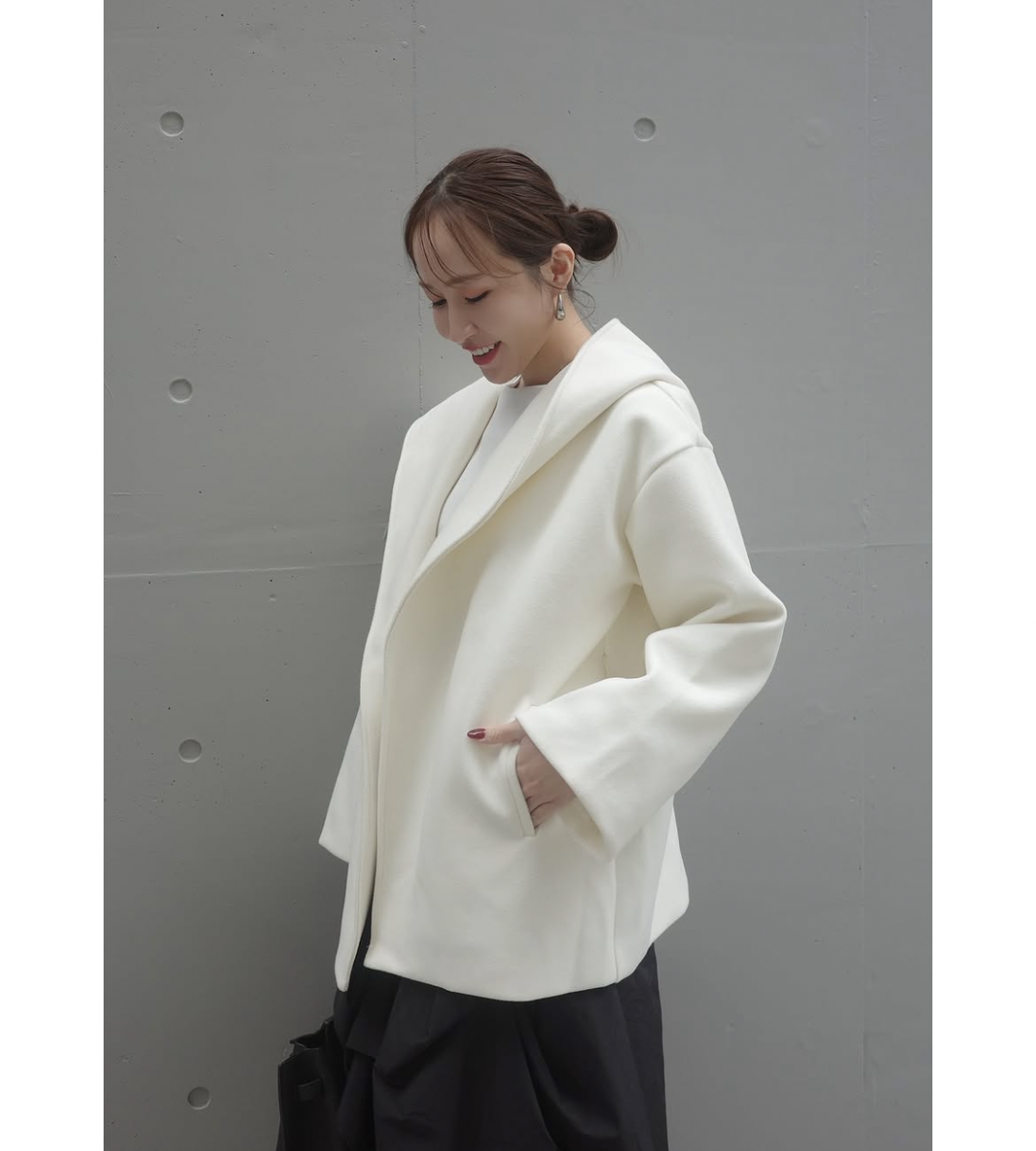Chic Cozy Hooded Wrap Coat