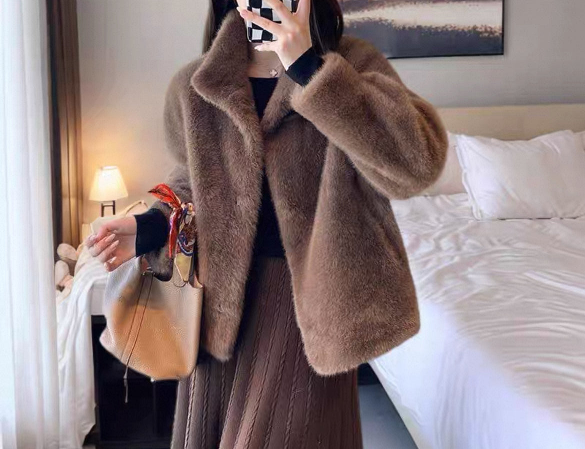 Soft Luxe Faux Fur Short Coat