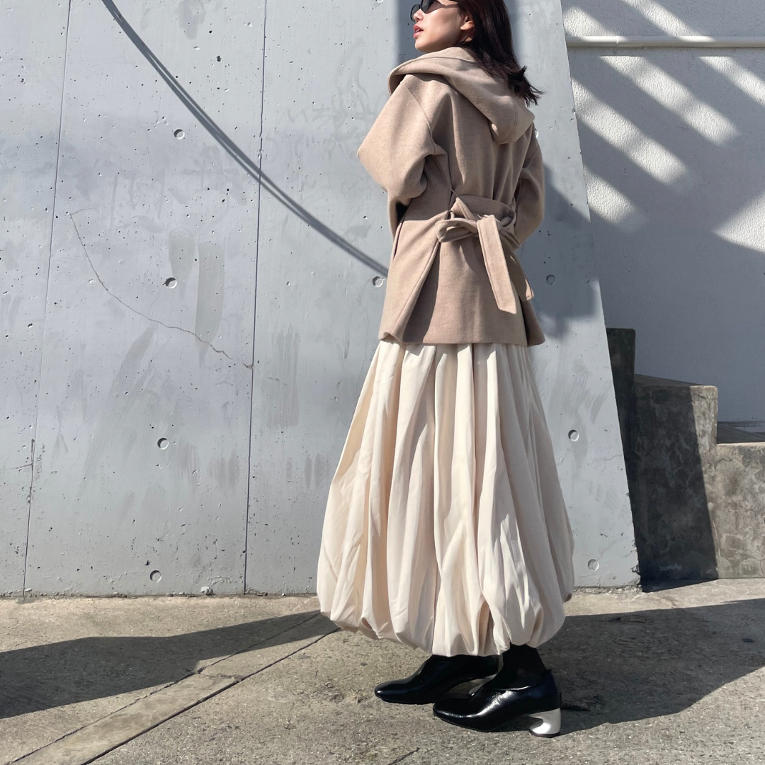 Chic Cozy Hooded Wrap Coat
