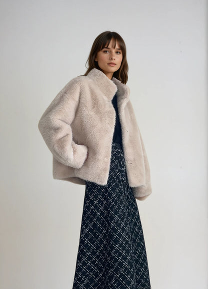Soft Luxe Faux Fur Short Coat