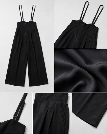 【Classy Form Suspender Pants】