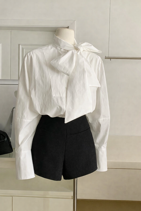 Bow Tie Elegant Blouse
